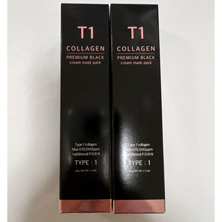 T1コラーゲンパック　T1 Collagen Premium Black(パック/フェイスマスク)