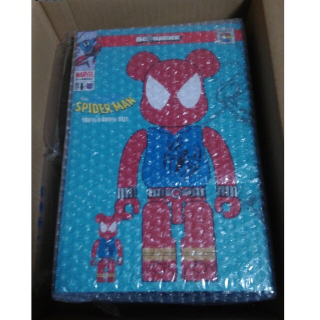 MEDICOM TOY(メディコムトイ)の新品 BE@RBRICK SCARLET SPIDER 100% & 400% エンタメ/ホビーのフィギュア(その他)の商品写真