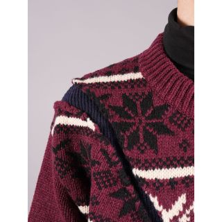 YUKI HASHIMOTO Patchworked ski jumperの通販 by AS's shop｜ラクマ