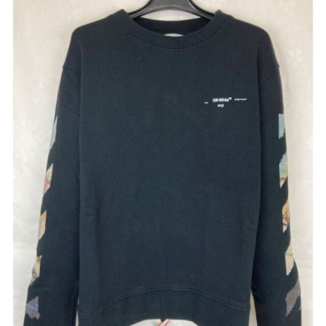 OFF-WHITE(オフホワイト)のOff-White DIAG COLORED ARROWS SLIMCREW L メンズのトップス(スウェット)の商品写真