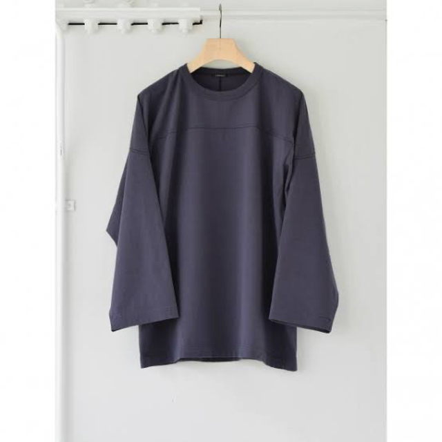 全てのアイテム COMOLI 21SS フットボールT サイズ2 NAVY トップス