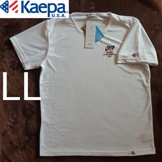 ケイパ(Kaepa)のkaepa ケイパ  Tシャツ レディース 半袖 新品 白 LL 大きいサイズ(Tシャツ(半袖/袖なし))