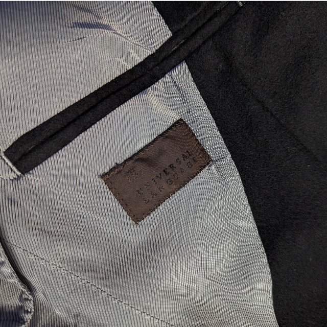 UNIVERSAL　LANGUAGE　黒のジャケット メンズのジャケット/アウター(テーラードジャケット)の商品写真