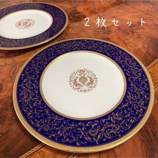 ニッコー(NIKKO)のNIKKO ニッコー　FINE BONE CHINA 大皿2枚セット　クリスマス(食器)