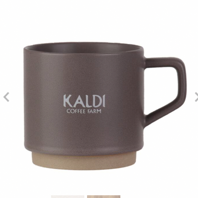 KALDI(カルディ)の2023年冬限定　スタッキングマグカップ　ココア キッズ/ベビー/マタニティの授乳/お食事用品(マグカップ)の商品写真
