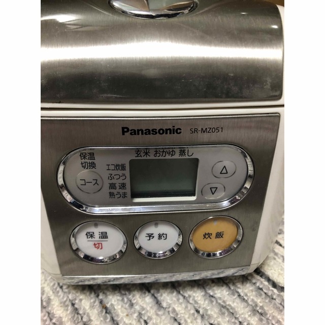 美品！Panasonic SR-MZ051-K 電子炊飯ジャー 炊飯器 3合炊き