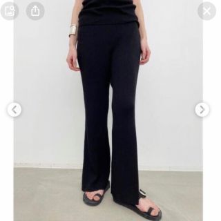 アパルトモンドゥーズィエムクラス(L'Appartement DEUXIEME CLASSE)の最終値下げ　L'Appartement   Slit Rib Pants(カジュアルパンツ)