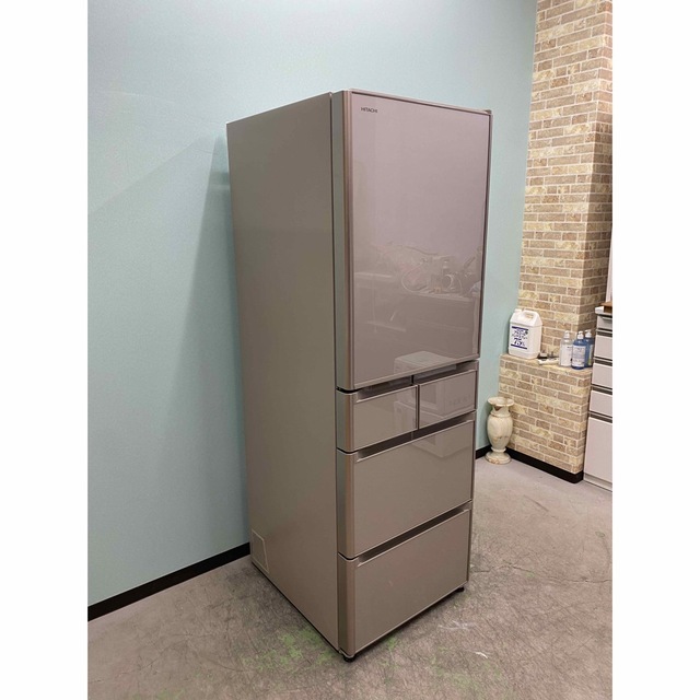 クーポン利用&送料無料 日立冷蔵庫 真空チルド R-S50J 2018年製 5ドア