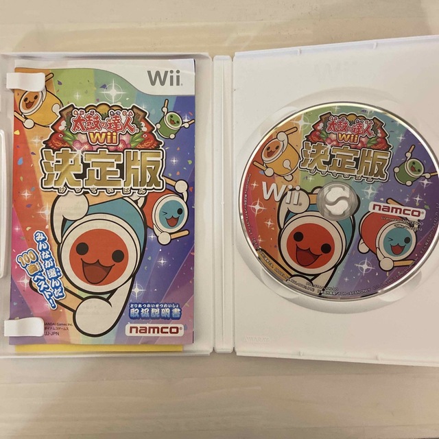 Wii(ウィー)の太鼓の達人Wii 決定版 Wii エンタメ/ホビーのゲームソフト/ゲーム機本体(家庭用ゲームソフト)の商品写真