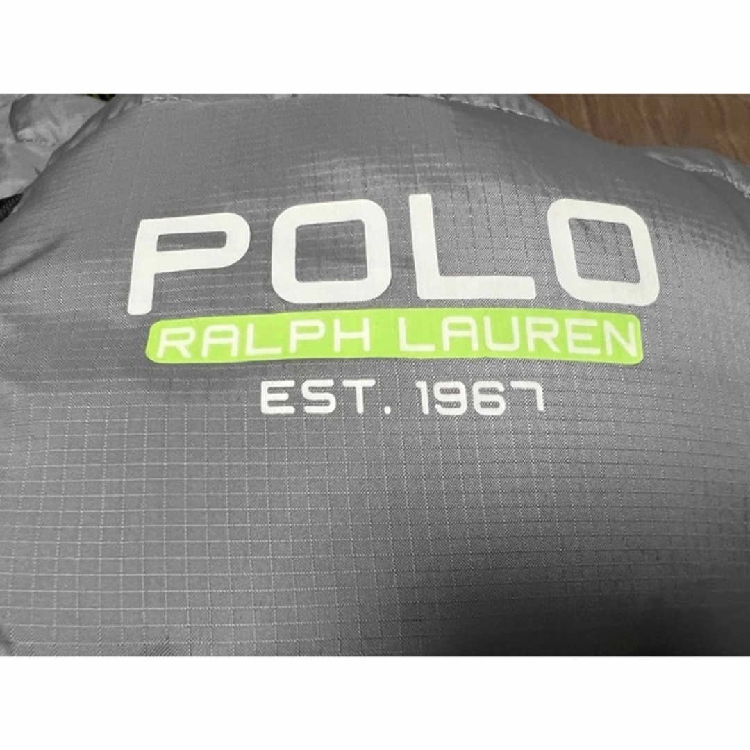 POLO RALPH LAUREN(ポロラルフローレン)の【美品】ラルフローレン ダウンジャケット グレー　150 キッズ/ベビー/マタニティのキッズ服男の子用(90cm~)(ジャケット/上着)の商品写真