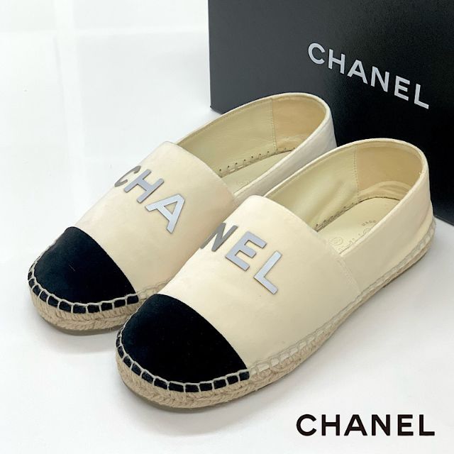 【レア！最終値下げ】CHANEL ロゴ エスパドリーユ