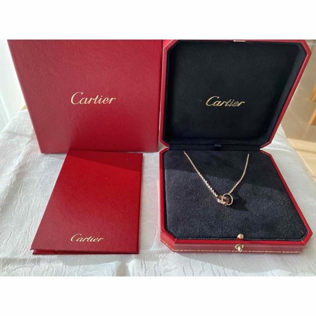 Cartier - Cartier カルティエ  ラブネックレス K18 ピンクゴールド