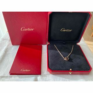 カルティエ(Cartier)のCartier カルティエ  ラブネックレス K18 ピンクゴールド(ネックレス)