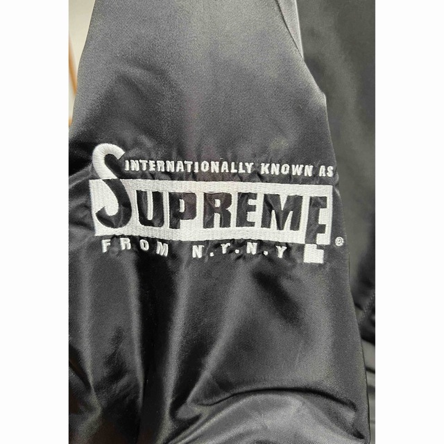 Supreme(シュプリーム)のSupreme Second To None MA-1 Jacket  Sサイズ メンズのジャケット/アウター(フライトジャケット)の商品写真