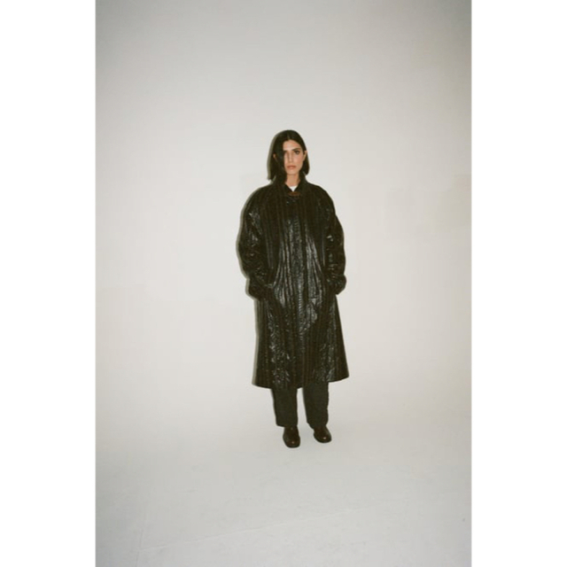 Maison Martin Margiela(マルタンマルジェラ)のrold skov 21aw 「SNAKE BITE 」yarra coat L メンズのジャケット/アウター(ステンカラーコート)の商品写真