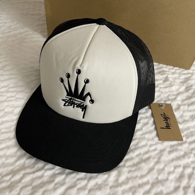 STUSSY CROWN STOCK TRUCKER CAP 帽子 買取 オンライン | interconnex