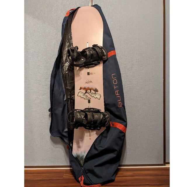スノーボード BURTON 板 ビンディング セット ボードバッグ付き17-18MODELサイズ