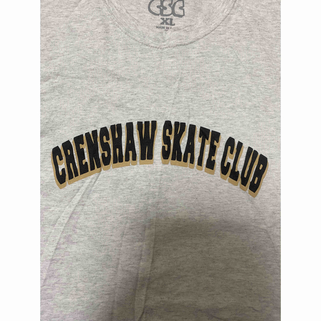 Supreme(シュプリーム)のCrenshaw Skate Club tee XL グレー　美品 メンズのトップス(Tシャツ/カットソー(半袖/袖なし))の商品写真