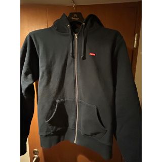 シュプリーム(Supreme)の【年末セール】small box zip up hooded navy(パーカー)