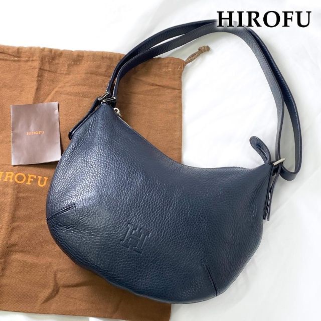 買取 未使用品 HIROFUレディース レザー ワンショルダーバッグ