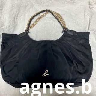 アニエスベー(agnes b.)のアニエスベー　Agnes.b トートバッグ　ハンドバッグ　チェーン　ナイロン(ハンドバッグ)