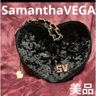 サマンサベガ(Samantha Vega)のSamantha vega サマンサベガ　ハート　クラッチバッグ　ベロア　鞄(クラッチバッグ)