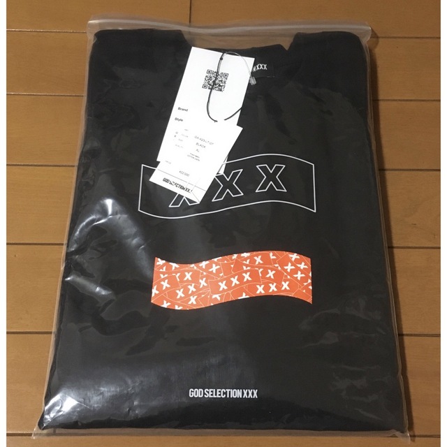 GOD SELECTION XXX(ゴッドセレクショントリプルエックス)の新品 GOD SELECTION XXX 名古屋限定 BOXロゴ ロンT XL メンズのトップス(Tシャツ/カットソー(七分/長袖))の商品写真