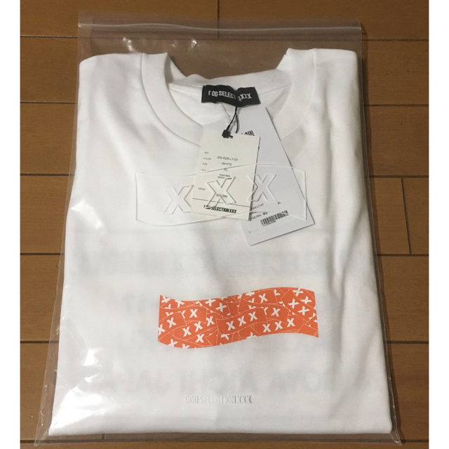 GOD SELECTION XXX(ゴッドセレクショントリプルエックス)の新品 GOD SELECTION XXX 名古屋限定 BOXロゴ ロンT XL メンズのトップス(Tシャツ/カットソー(七分/長袖))の商品写真