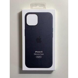 アップル(Apple)の【新品】純正 iPhone 13 シリコンケース・アビスブルー②(iPhoneケース)