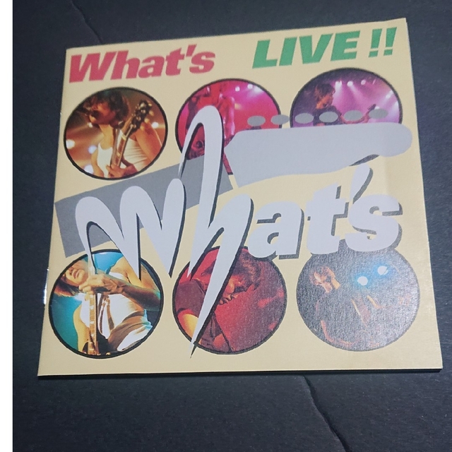 男闘呼組 成田昭次 what's ワッツ ライブ live - CD 男闘呼組 成田昭次 what's ワッツ ライブ live - CD
