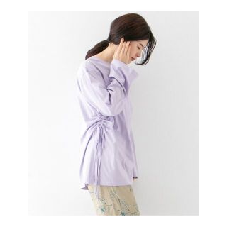 ケービーエフ(KBF)の【LAVENDER】サイドドロストロンTシャツ∴(カットソー(長袖/七分))