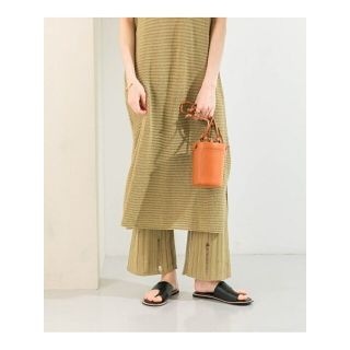 ケービーエフ(KBF)の【L.KHAKI】針抜きニットパンツ(その他)