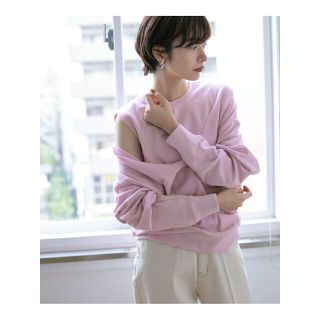 ケービーエフ(KBF)の【PINK】深VネックSETスウェット∴(カットソー(長袖/七分))