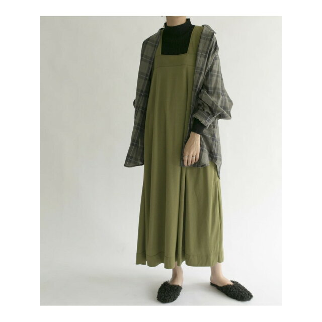 【KHAKI】ロングカットワンピース