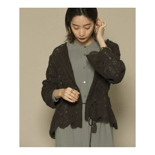 最終価格＊美品♡goa  レースガウン＊レースカーディガン＊ブラウン