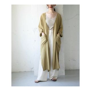 ケービーエフ(KBF)の【KHAKI】カラーパイピングガウン∴(その他)