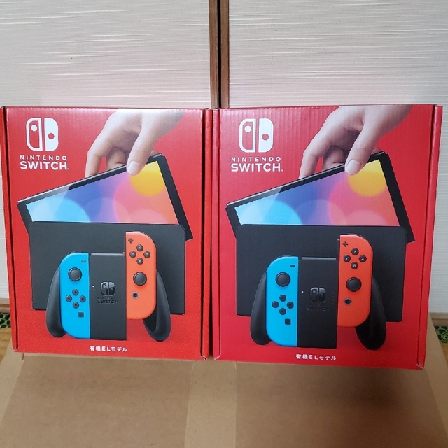 大注目】 任天堂 - 新品2台/Nintendo Switch 本体 スイッチ 有機EL