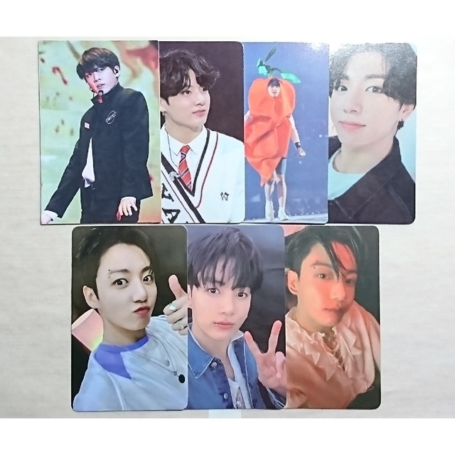 BTS ジョングク トレカ まとめ売り フォトカード JUNG KOOK ...
