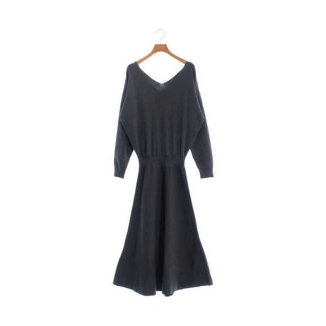 Loungedress(ラウンジドレス)のLoungedress ラウンジドレス ワンピース F グレー 【古着】【中古】 レディースのワンピース(ひざ丈ワンピース)の商品写真