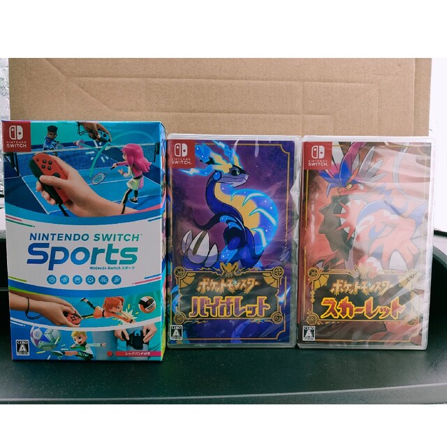 新品未使用】ニンテンドースイッチソフト3本セット(ポケモン新作+