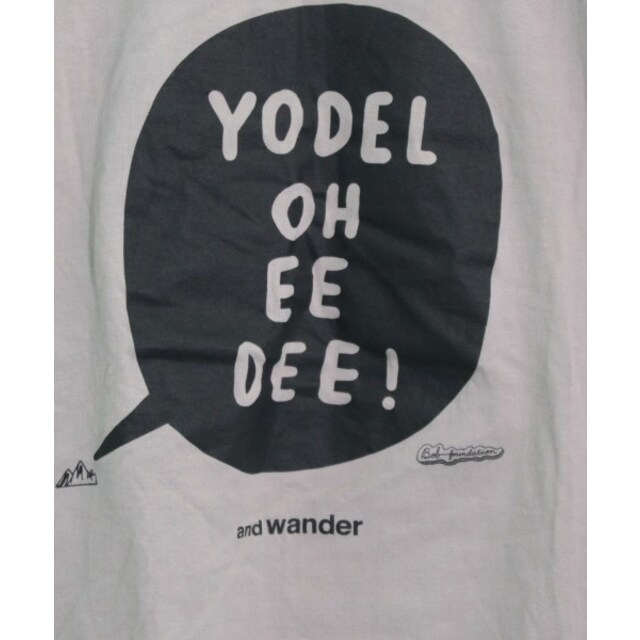 and wander(アンドワンダー)のand wander Tシャツ・カットソー 00(XXS位) グレー 【古着】【中古】 レディースのトップス(カットソー(半袖/袖なし))の商品写真