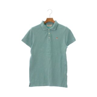 メゾンキツネ(MAISON KITSUNE')のMAISON KITSUNE メゾンキツネ ポロシャツ XS 青緑 【古着】【中古】(ポロシャツ)