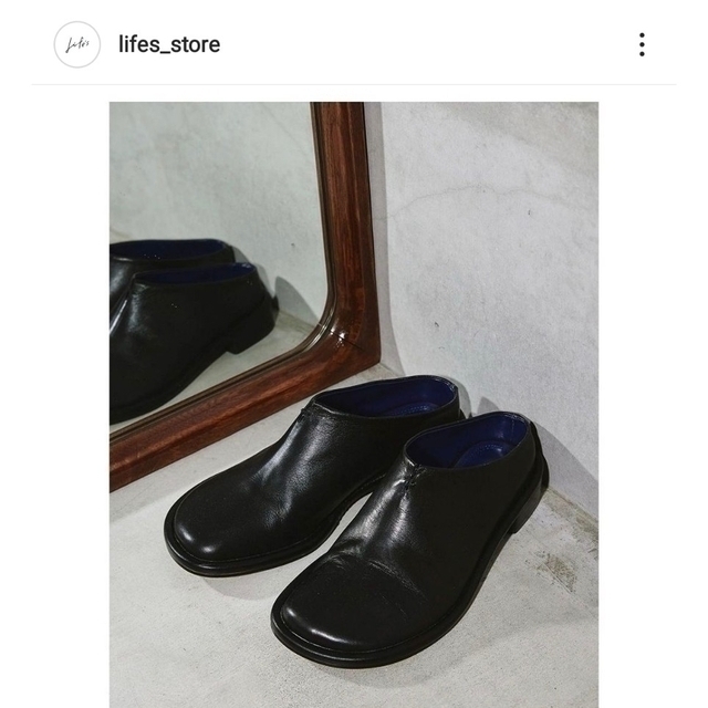 【新品】今季完売 TODAYFUL Slide Leather Shoes 38