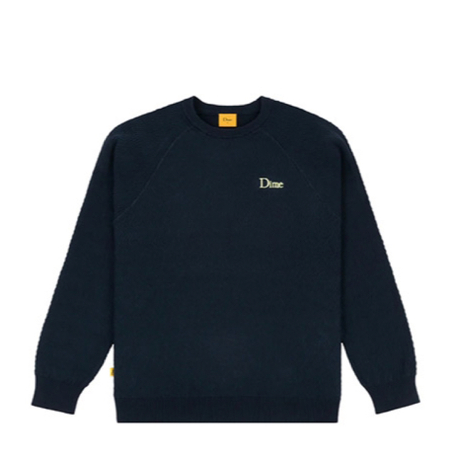 Dime Cable Knit Sweater Navy XL FW22