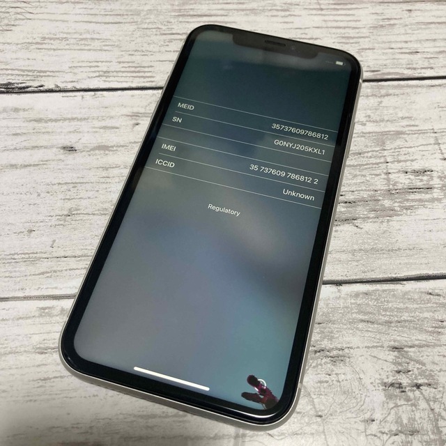SIMフリー ジャンク iPhone XR 64GB ホワイト SIMフリー ジャンク iPhone XR 64GB ホワイト