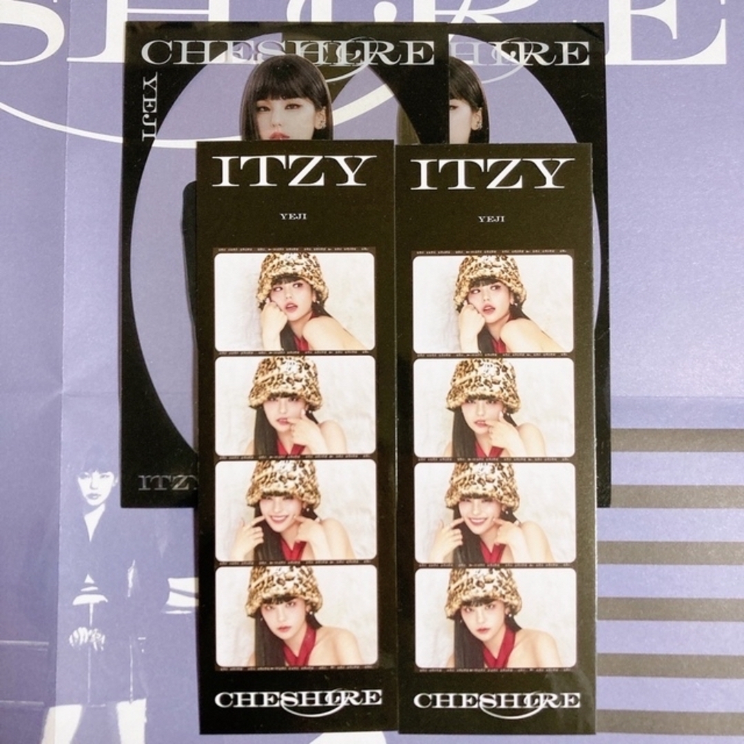 ITZY(イッチ)のITZY イェジ Cheshire クリアフォトカード 4カットフィルム セット エンタメ/ホビーのCD(K-POP/アジア)の商品写真