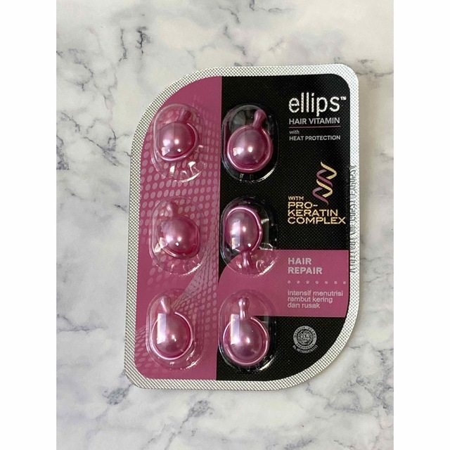 ellips(エリップス)のellips エリップス　ヘアトリートメント　3シート コスメ/美容のヘアケア/スタイリング(トリートメント)の商品写真