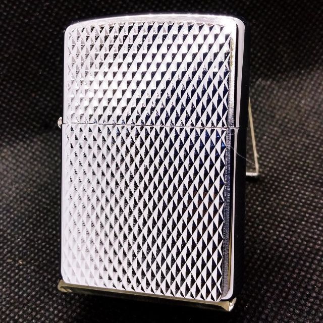 ZIPPO(ジッポー)の№1316 ZIPPO ダイヤカット メタル張り ジッポー 【F 07】 メンズのファッション小物(タバコグッズ)の商品写真