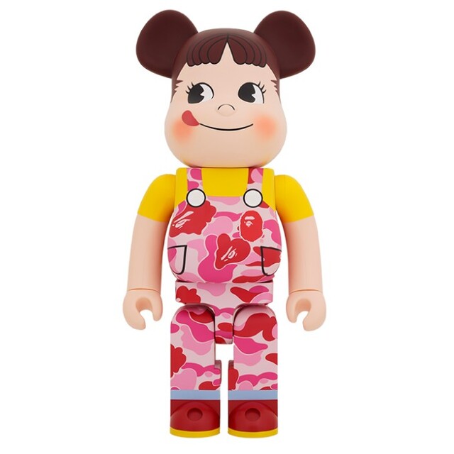 BE@RBRICK - BE＠RBRICK BAPE(R) × ペコちゃん 1000% ピンクの通販 by オコチャ's shop｜ベアブリックならラクマ