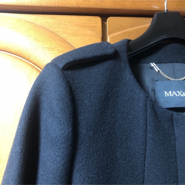 【美品】MAX&Co.マックス&コー☆ヴァージンウールコート